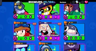 Conta Brawl Stars muito boa para upar!