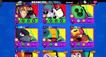 Conta Brawl Stars muito boa para upar!