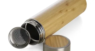 Garrafa Térmica de Bambu 500 ml