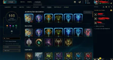 Vendo conta de League of Legends