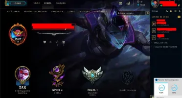 Vendo conta de League of Legends