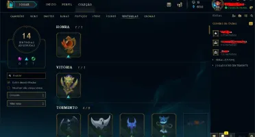 Vendo conta de League of Legends