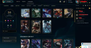 Vendo conta de League of Legends