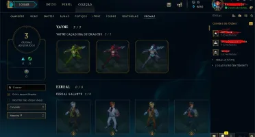 Vendo conta de League of Legends
