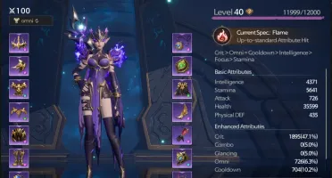Tarisland Conta (Mago fogo Full Gear + War Recem 40)