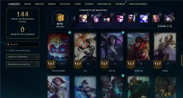 Prata 4 com 70 Champs e 31 Skins ( ADC / MID / JG )