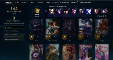 Prata 4 com 70 Champs e 31 Skins ( ADC / MID / JG )