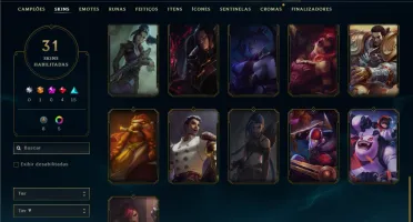 Prata 4 com 70 Champs e 31 Skins ( ADC / MID / JG )