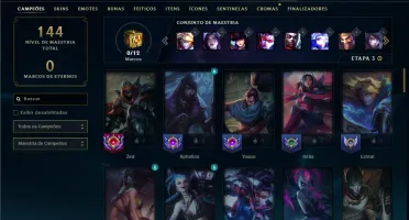 Prata 4 com 70 Champs e 31 Skins ( ADC / MID / JG )