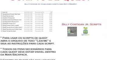 Scripts de iBot (Todas as Vocações) EK + RP + ED + MS +Quest
