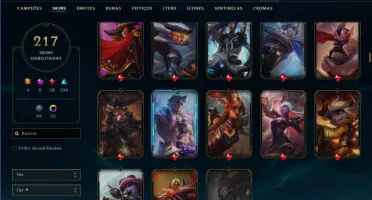 CONTA LEAGUE OF LEGENDS