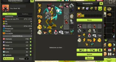 Contas 190X Servidor Pandawo (Dofus Touch)
