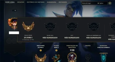 Ouro 1 com 55 Champs e 38 Skins