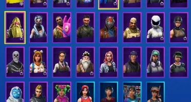 Fortnite 85 Skins , + de 75 Emotes com SALVE O MUNDO