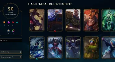 Conta LoL Ouro 1 em 2017 - 90+ campeões e 20 skins