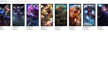 IMPERDIVEL: CONTA COM 51 CAMPEÕES E 11 SKINS