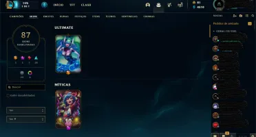 Conta LOL Prata 1 Solo/Duo
