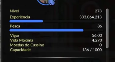 CONTA PXG LVL 273 SEAVELL + MALEFIC 80+ (GOLD)