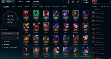 Vendo conta de lol ou troco por skins do csgo