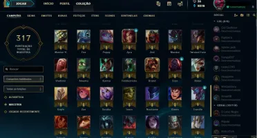 Vendo conta de lol ou troco por skins do csgo