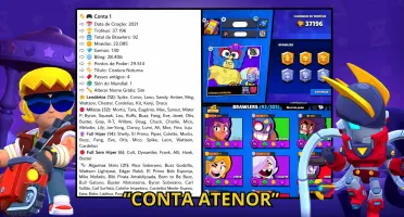 Brawl Stars - As Melhores Contas Exclusivas - Com Desconto!!
