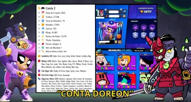 Brawl Stars - As Melhores Contas Exclusivas - Com Desconto!!