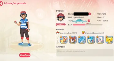 Conta do Monster Tamer Arena lev 37