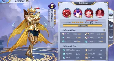 Saint Seiya Awakening / SSA conta A1, mtos char meta