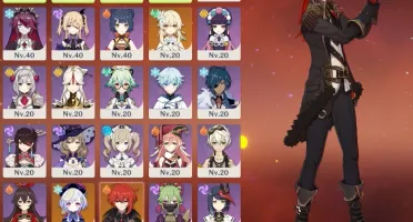 Arataki Itto, Zhongli, Albedo e Gorou=Mono Geo completo Ar34