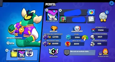 Conta de brawl stars