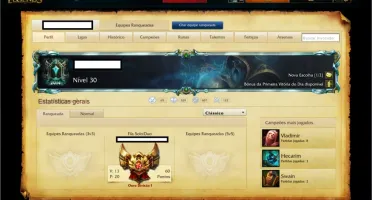 Conta lol Ouro 1 Season 5
