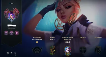 Conta Lol Lv447 C/ Todos Os Campeões E 278 Skins E Cromas