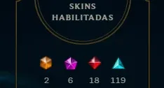 Conta Lol Lv447 C/ Todos Os Campeões E 278 Skins E Cromas