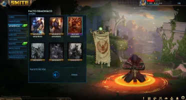 Conta SMITE lvl 158 com 552 skins