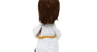 Jesus Misericordioso em Amigurumi