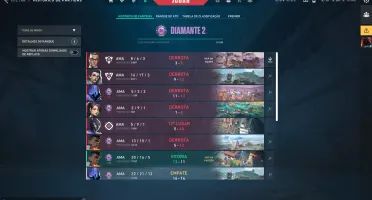 Conta Vava Muitas Skins