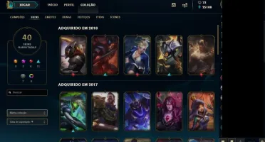 Conta Plati 5 + 106 champ + 25k de essência azul