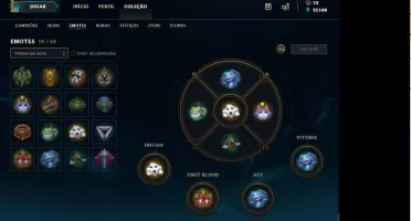Conta Plati 5 + 106 champ + 25k de essência azul