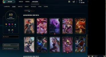 Conta Plati 5 + 106 champ + 25k de essência azul