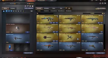 Conta Crossfire AL Coronel com M4 Boneca VIP+LA SWAT+MS RARA