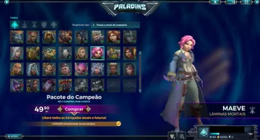 Conta RARA PALADINS NV 124 (Para Vender Rápido!)