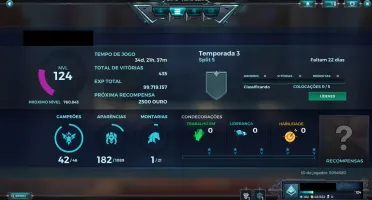 Conta RARA PALADINS NV 124 (Para Vender Rápido!)