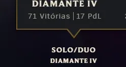 Conta Diamante Com Mmr Mestre/Gm