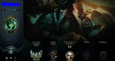 Conta smurf de lol platina V