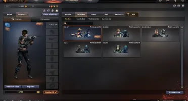 Conta Crossfire AL Capitão NV 3 com M4a1 Cyborg VIP Boa