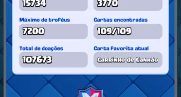 Conta Clash Royale Nível Máximo