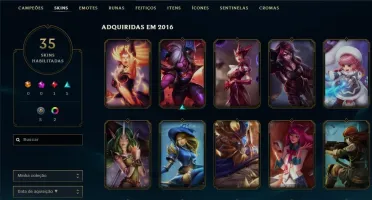 League of legends 108 personagens