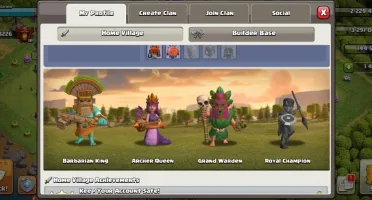 Conta Clash of clans cv 12 inicio