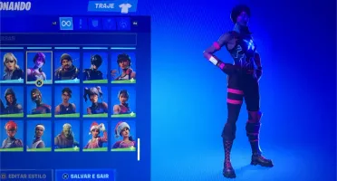 Conta fortnite com 139 skins Minty incluída