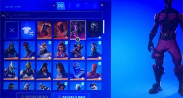 Conta fortnite com 139 skins Minty incluída